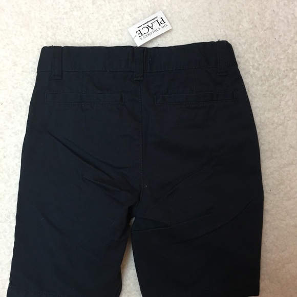 Children's place boys uniform shorts navy NWT - Picture 2 of 2